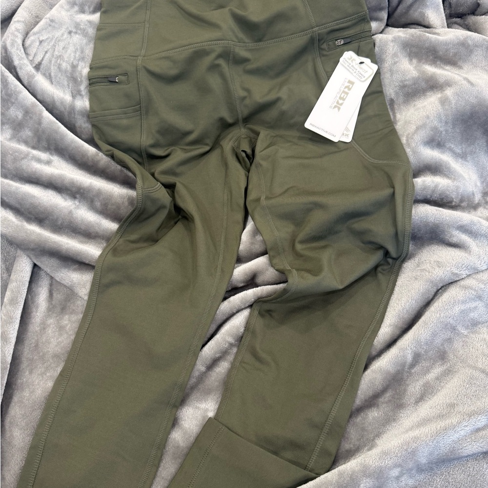 Women’s M RBX NWT Olive Green Leggings